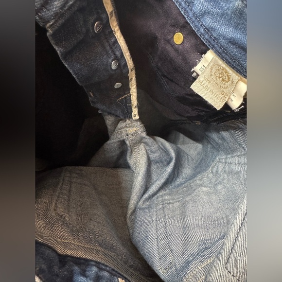 Diesel Men’s Viker Button Fly Medium Blue Wash Straight Leg Y2K Denim Jeans 32 - Picture 12 of 15